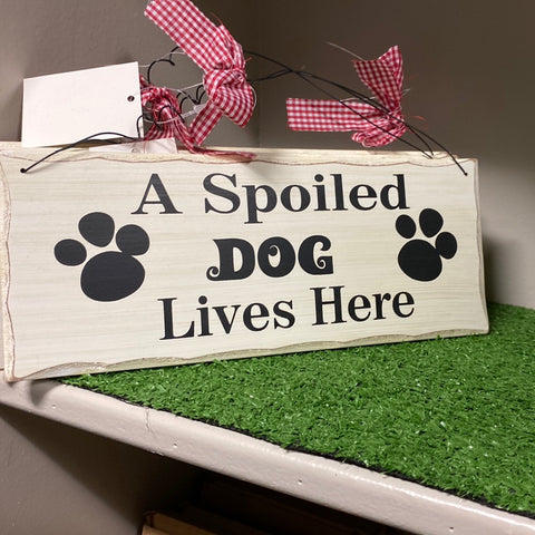 Dog Slogan plaques