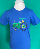Green Tractor & Farmer appliqué T shirts