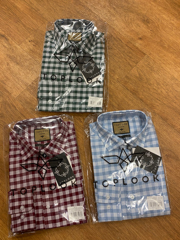 Men’s / Teen Cotton check shirts