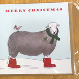Landrover , sheep , cows , dogs Christmas Cards