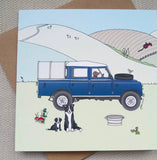 LandRover Design Greeting Cards