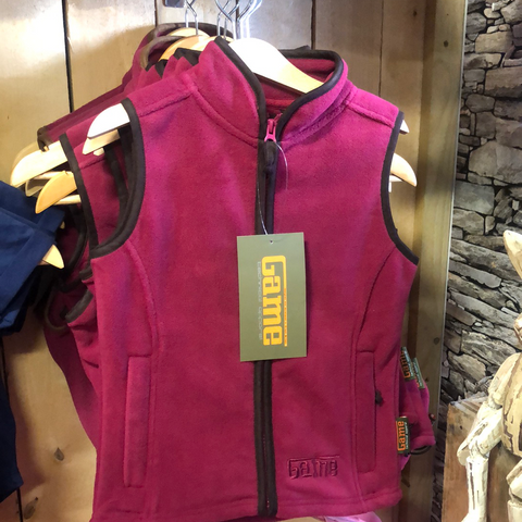 Infant & Junior girls Fleece game waistcoat