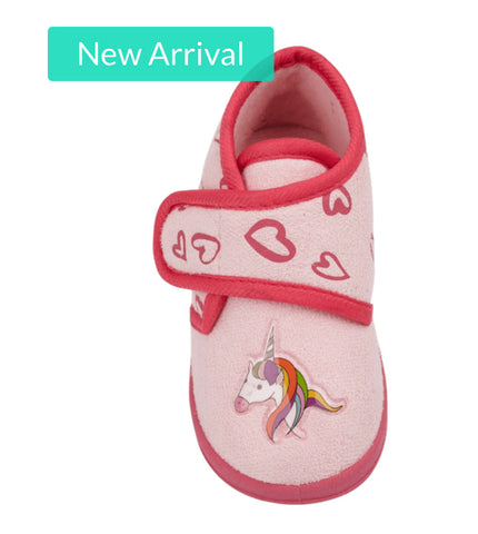Pink Unicorn infant Slippers