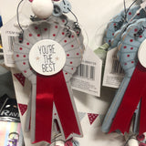 You’re The Best wooden rosettes