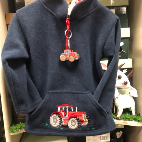 Tractor Fleece with large Pocket